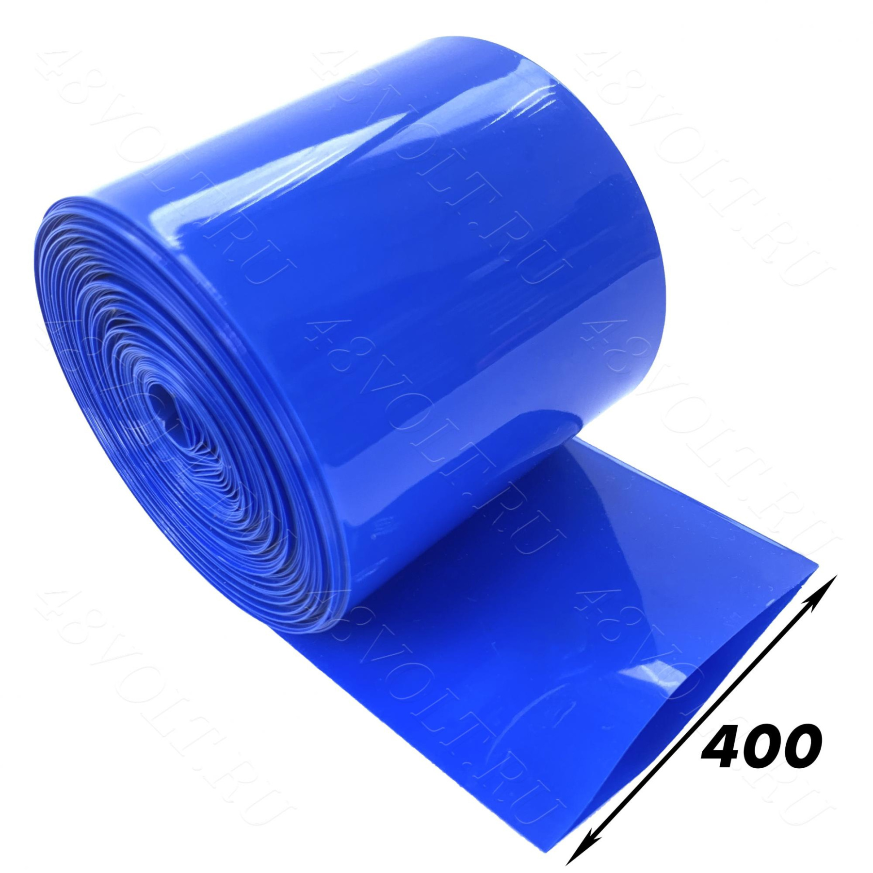 Термоусадка синяя 400 мм
